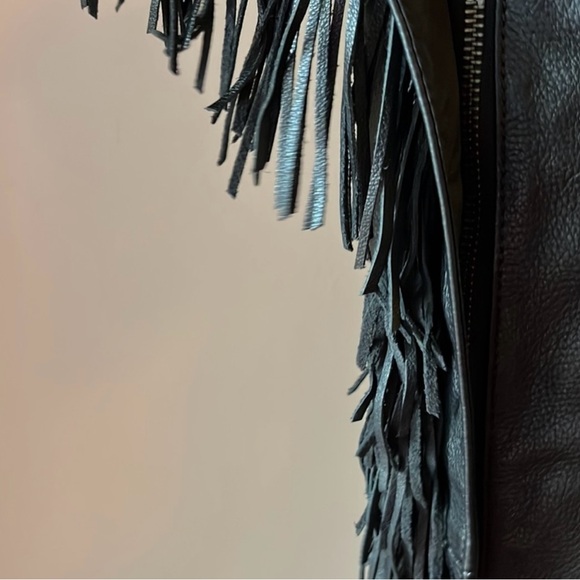 Women’s XL Harley Davidson leather fringe chaps - Picture 2 of 14